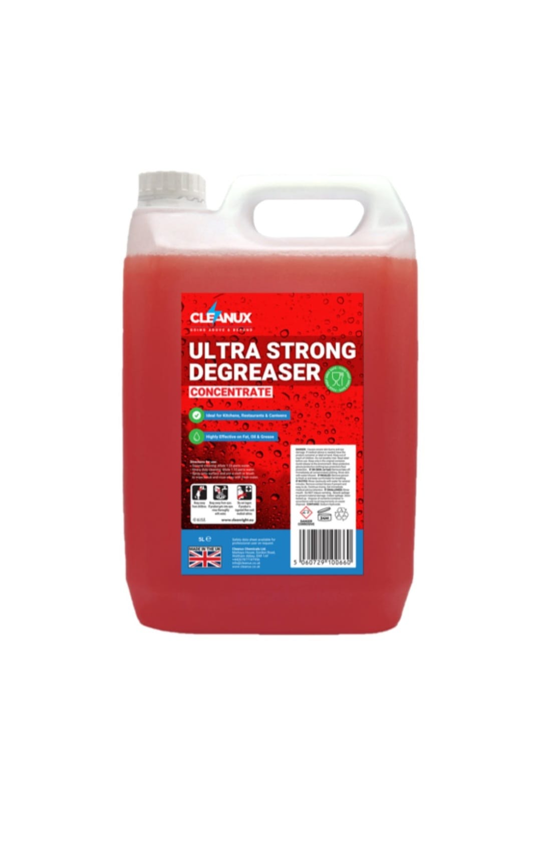 CLEANUX STRONG KITCHEN DEGREASER 5L