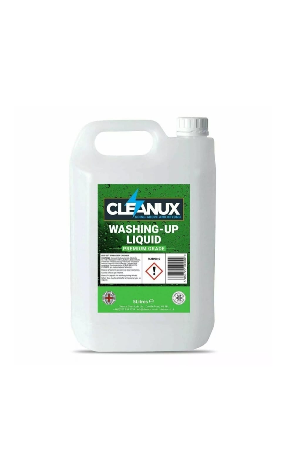 CLEANUX WASHING UP LIQUID 4X5 L