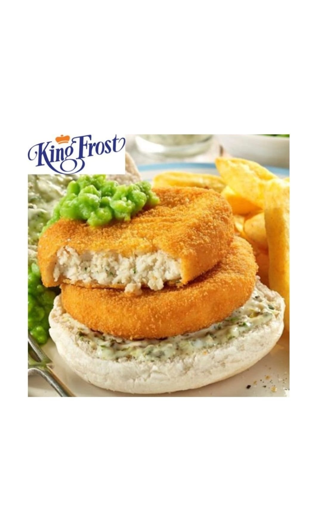 KING FROST FISH CAKE 4 OZ 24X113GR