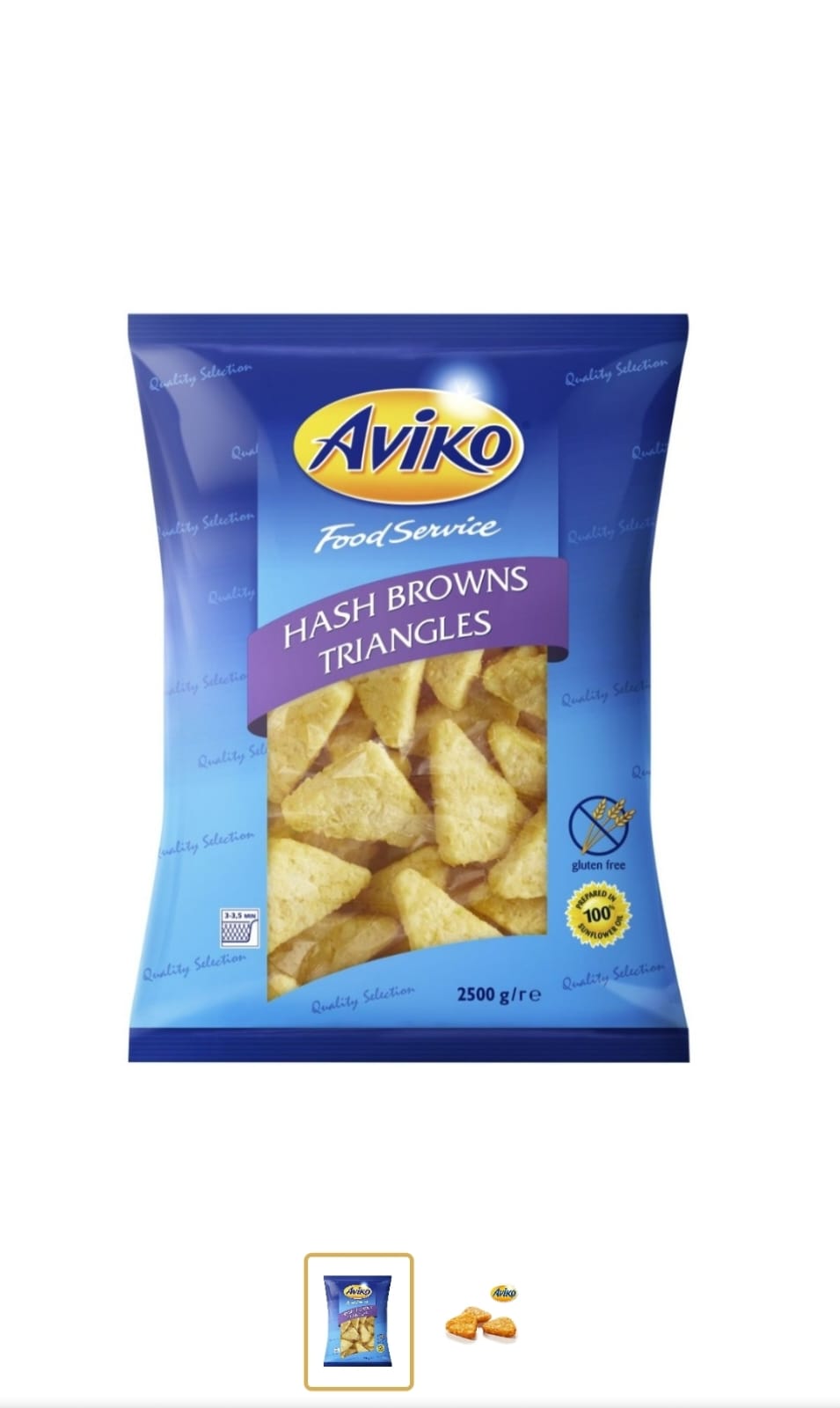 AVIKO HASH BROWN TRIANGLE 4X2.5KG