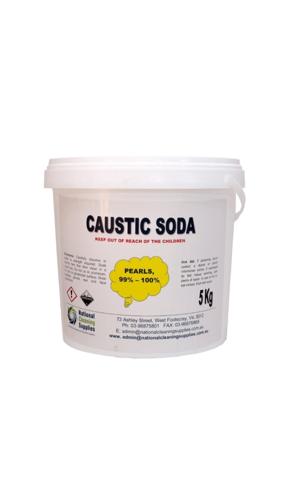 CAUSTIC SODA BUCKET 1X5KG