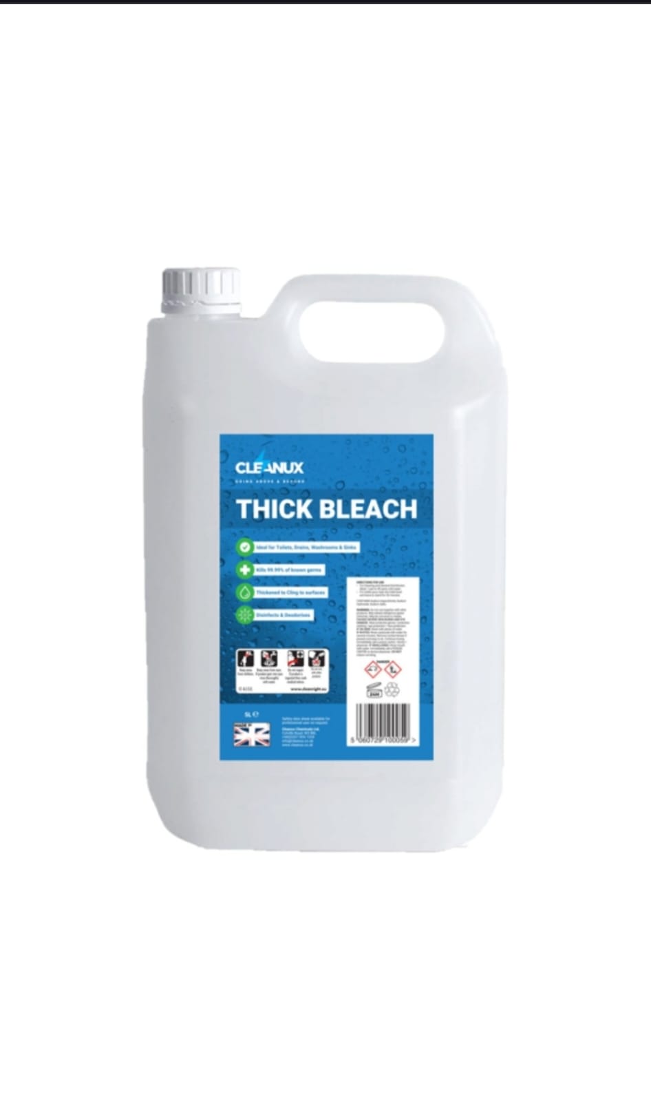 CLEANUX THICK BLEACH 4X5 LT