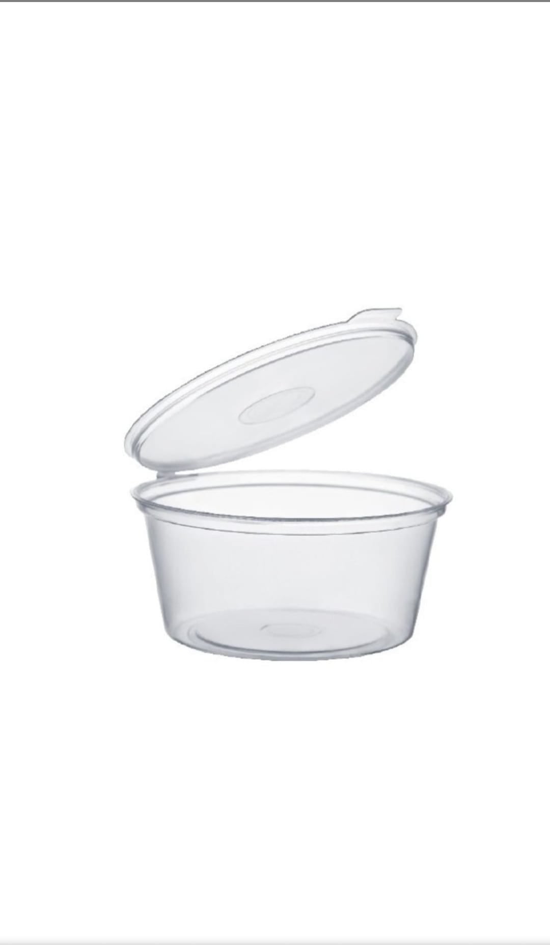 2oz CLEAR CONT WITH LIDS YAPISIK 1X1000