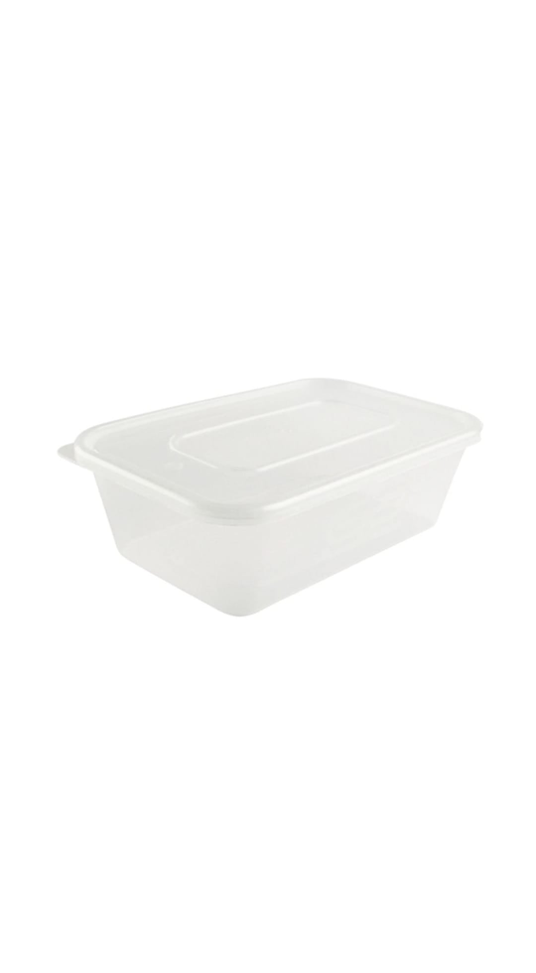 MICROWABLE CONTAINER 500CC WITH LIDS 1X250