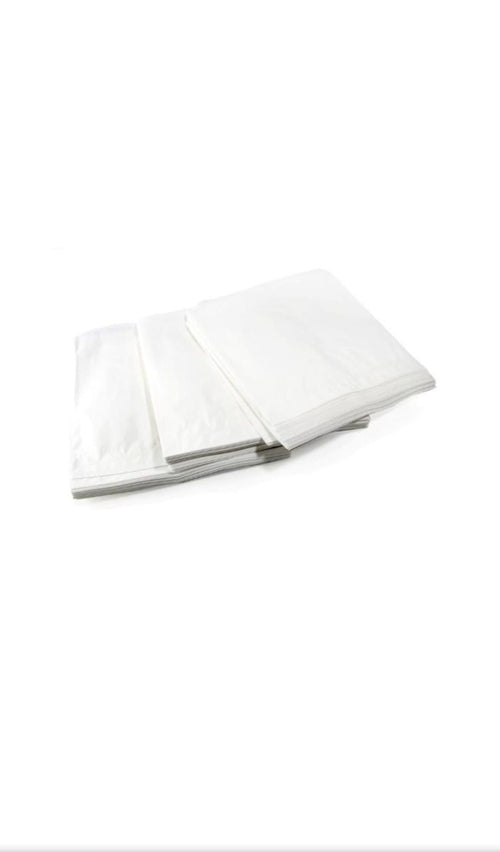 10x10 WHITE PAPER BAGS 1X1000