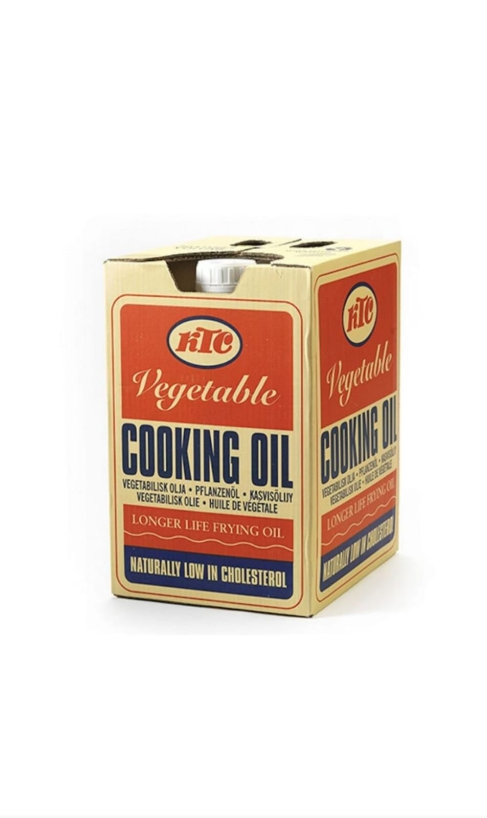 KTC VEGETABLE OIL BOTTLE IN BOX 1X20L