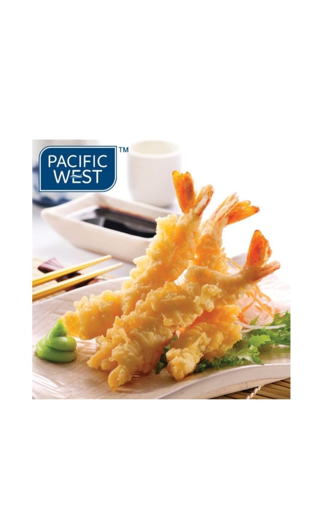 PACIFIC WEST TEMPURA JAP STYLE PRAWNS 1X500GR