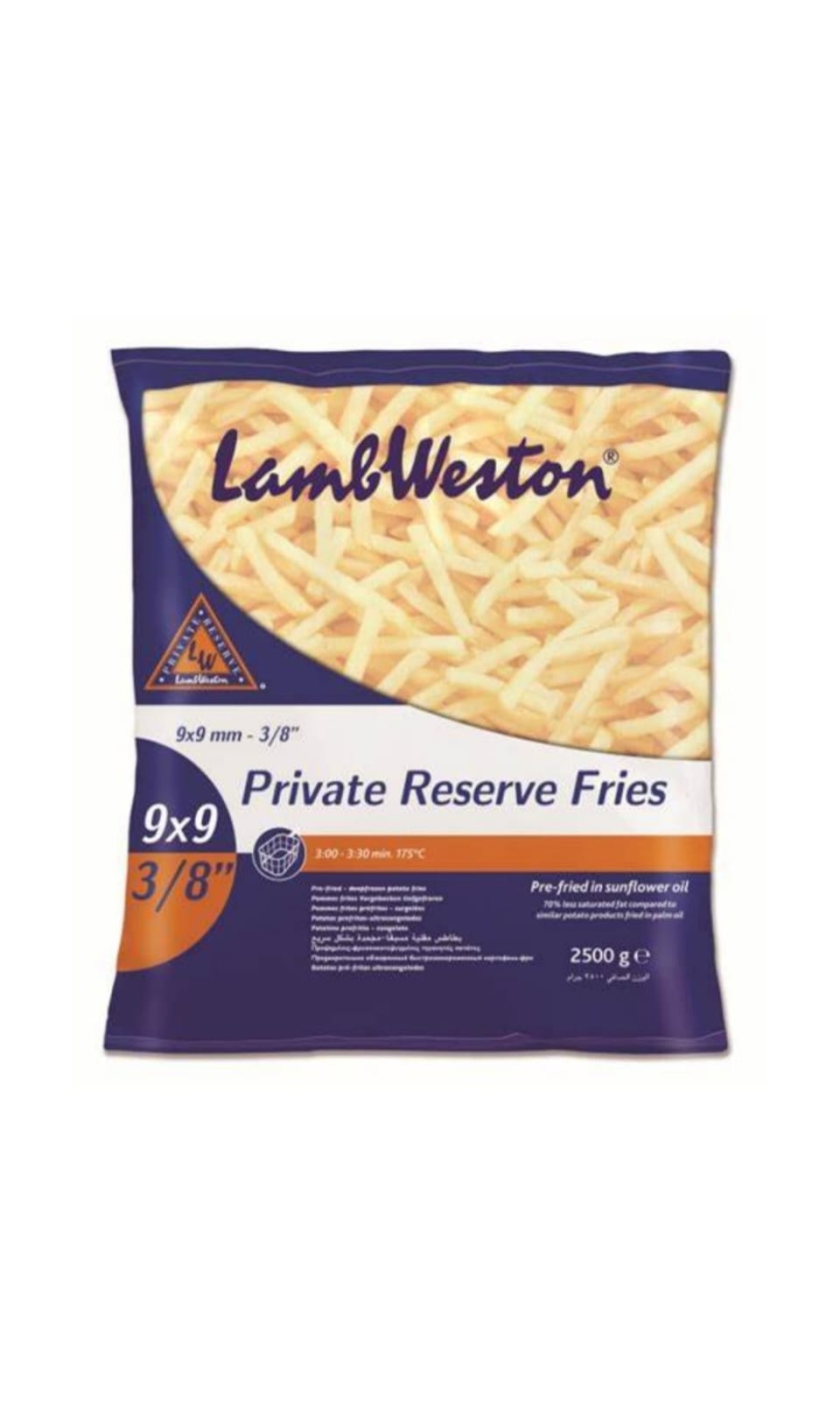 LW PRIVATE RESERVE CHIPS 3/8 (9X9) 4X2.5KG